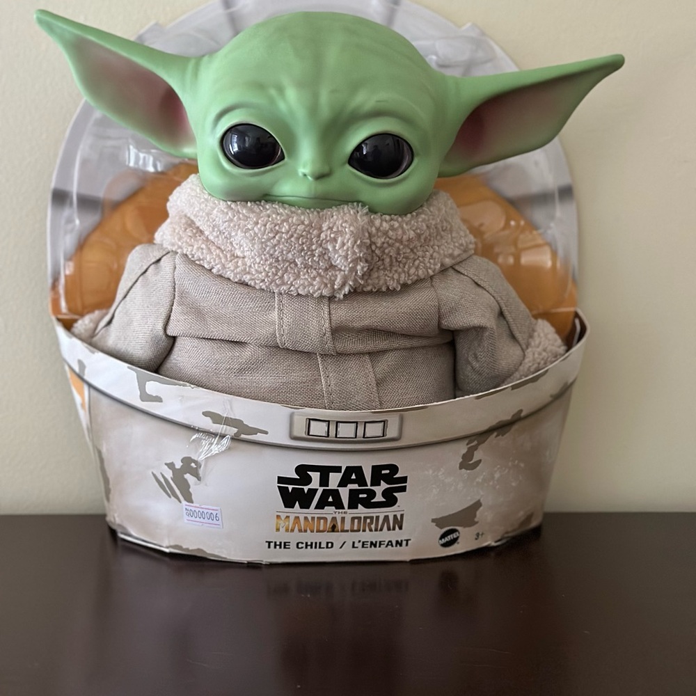 Star Wars Grogu Plush Doll - Green and Beige